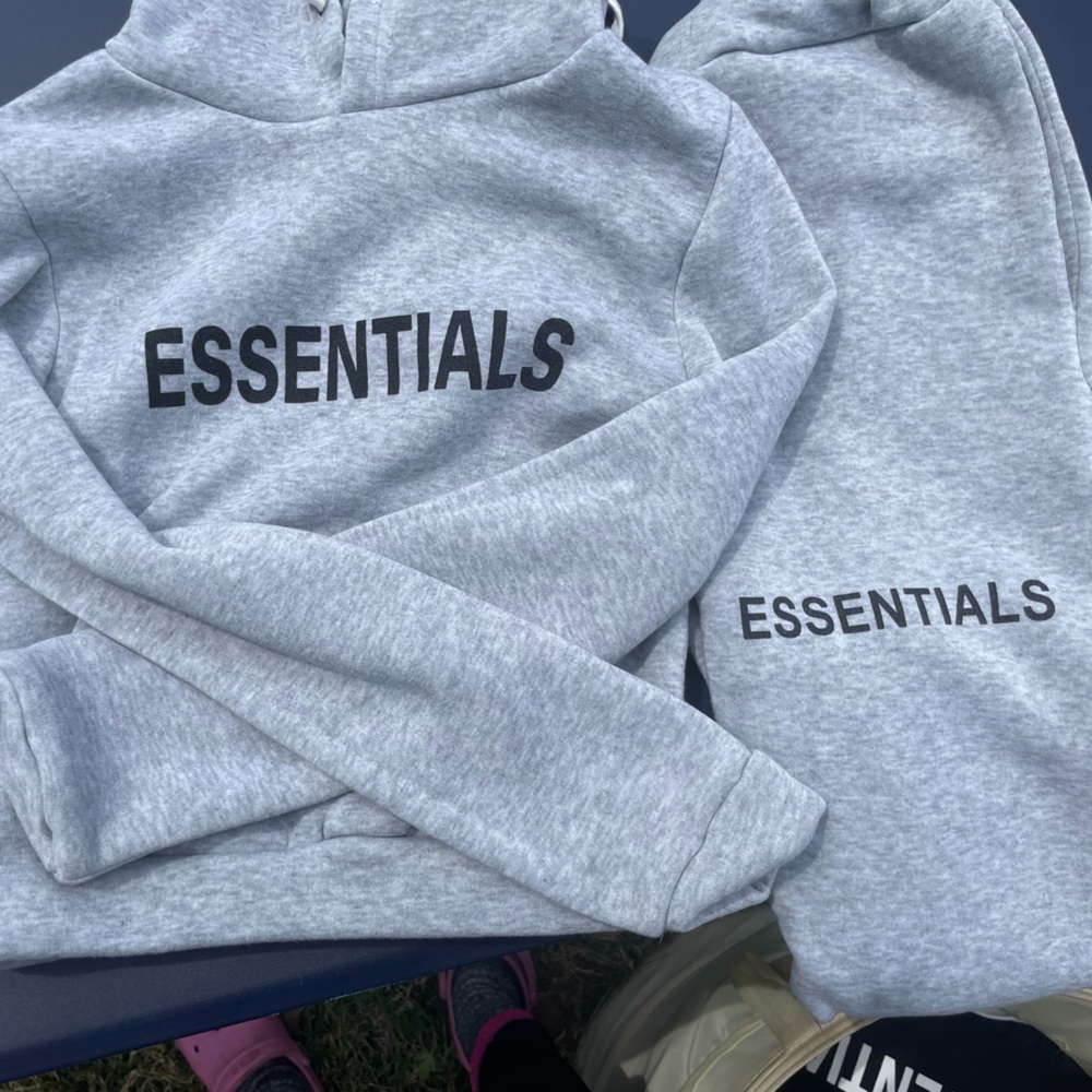 Essentials Gray Hoodie